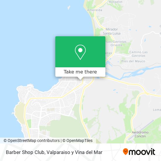 Barber Shop Club map