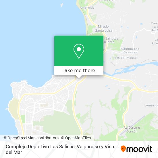 Complejo Deportivo Las Salinas map