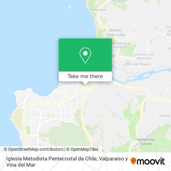 Iglesia Metodista Pentecostal de Chile map