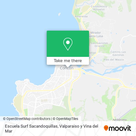 Escuela Surf Sacandoquillas map