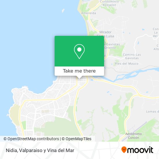 Mapa de Nidia