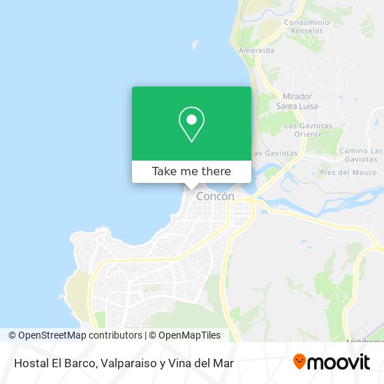 Mapa de Hostal El Barco