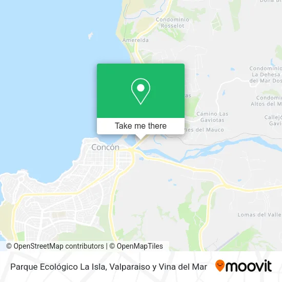 Mapa de Parque Ecológico La Isla