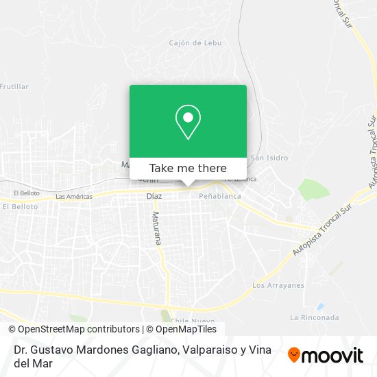 Dr. Gustavo Mardones Gagliano map