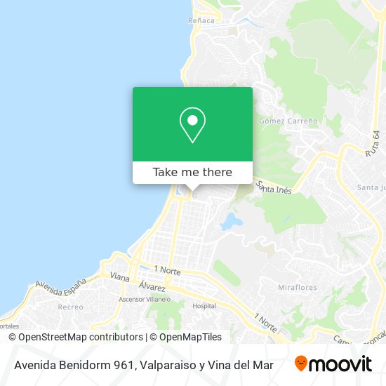 Avenida Benidorm 961 map