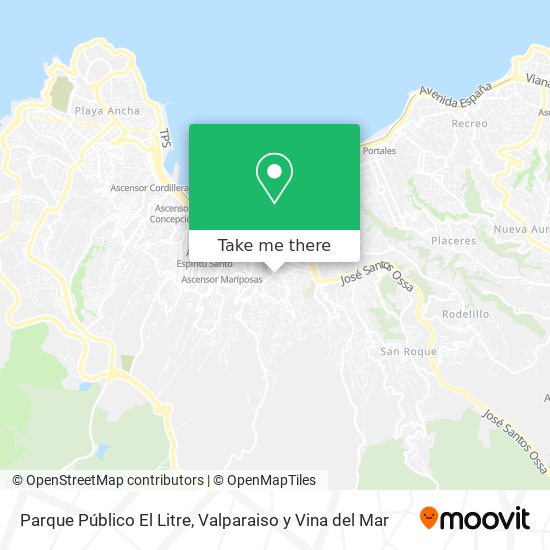 Mapa de Parque Público El Litre
