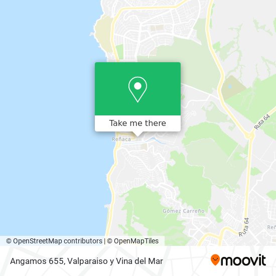 Angamos 655 map