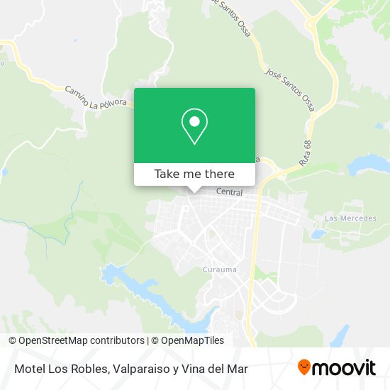 Motel Los Robles map