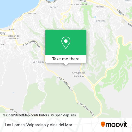 Las Lomas map