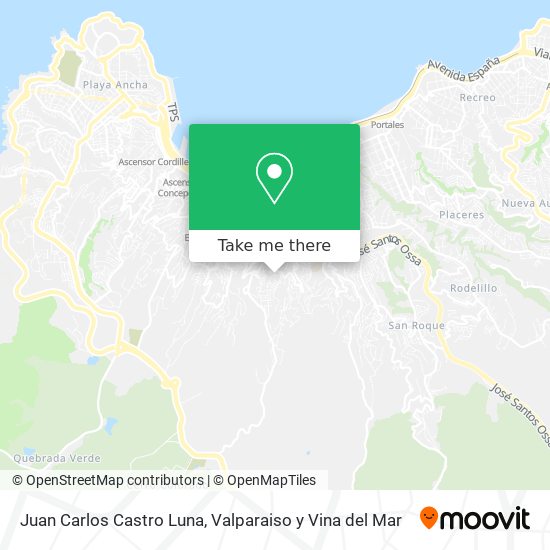 Juan Carlos Castro Luna map