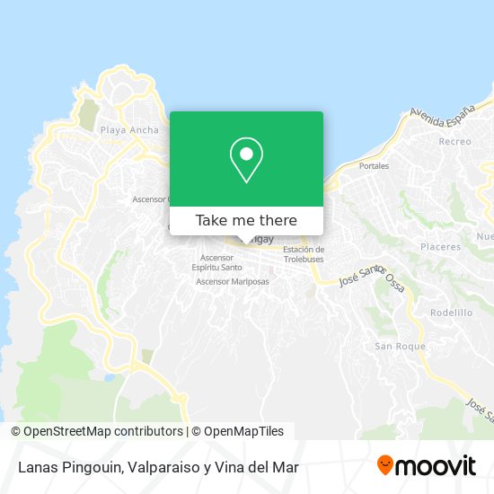 Lanas Pingouin map