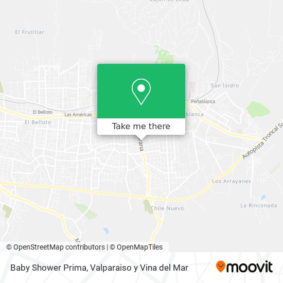 Baby Shower Prima map