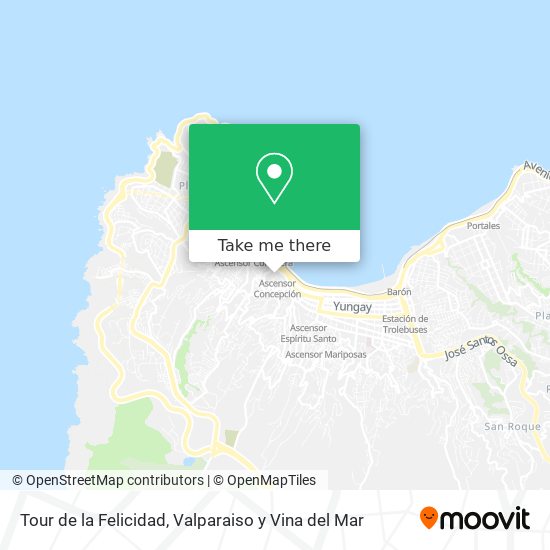 Tour de la Felicidad map