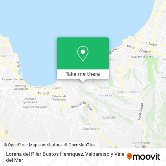 Lorena del Pilar Bustos Henriquez map