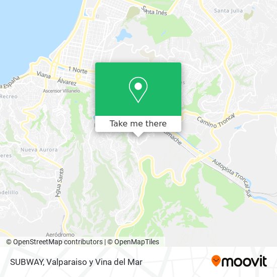 Mapa de SUBWAY