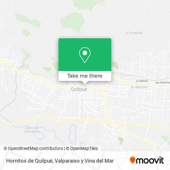 Mapa de Hornitos de Quilpué