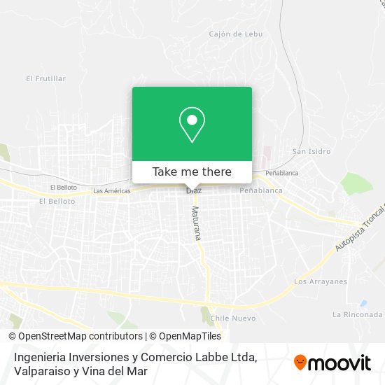 Ingenieria Inversiones y Comercio Labbe Ltda map