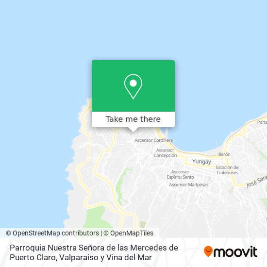 Mapa de Parroquia Nuestra Señora de las Mercedes de Puerto Claro