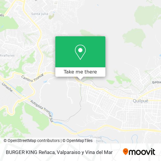 BURGER KING Reñaca map