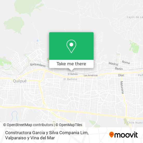 Mapa de Constructora Garcia y Silva Compania Lim
