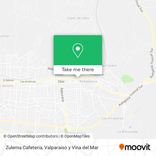 Mapa de Zulema Cafeteria