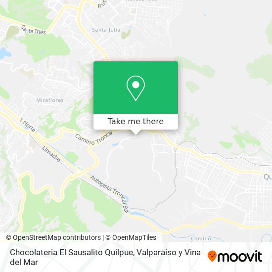 Chocolateria El Sausalito Quilpue map