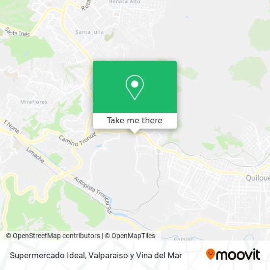 Supermercado Ideal map