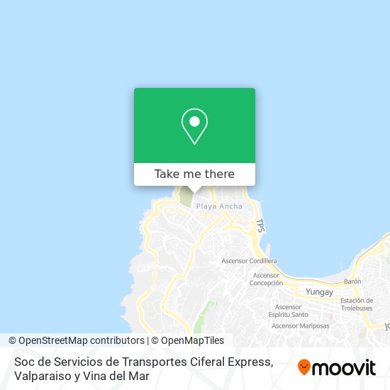 Soc de Servicios de Transportes Ciferal Express map