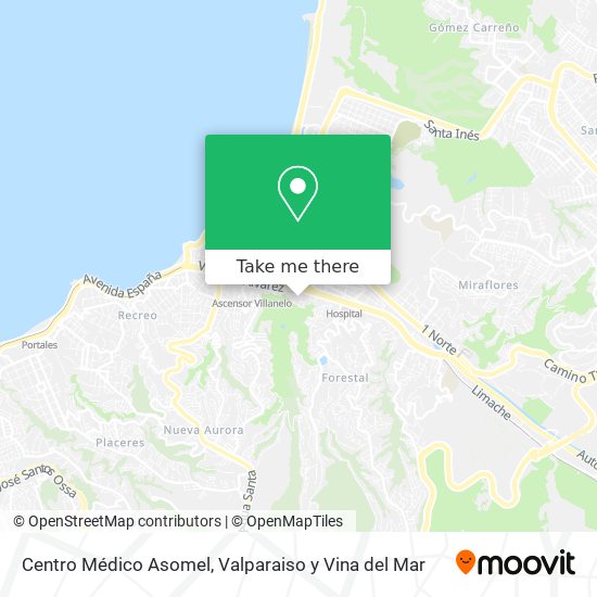Centro Médico Asomel map