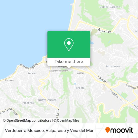 Verdetierra Mosaico map