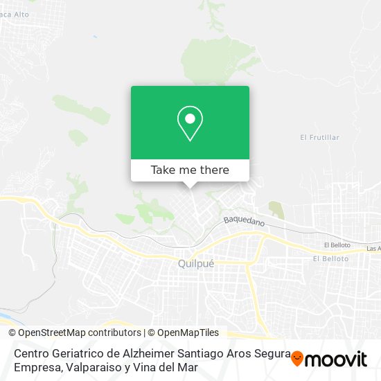 Centro Geriatrico de Alzheimer Santiago Aros Segura Empresa map