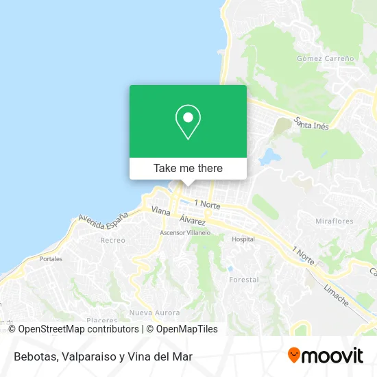 Mapa de Bebotas
