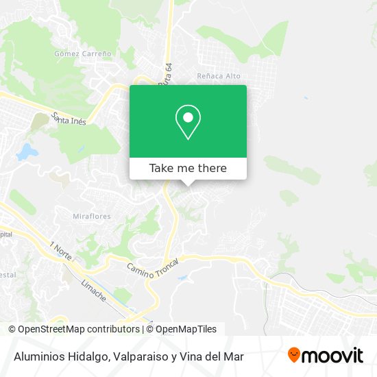 Mapa de Aluminios Hidalgo