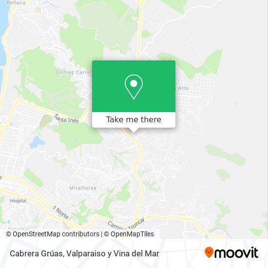 Cabrera Grúas map