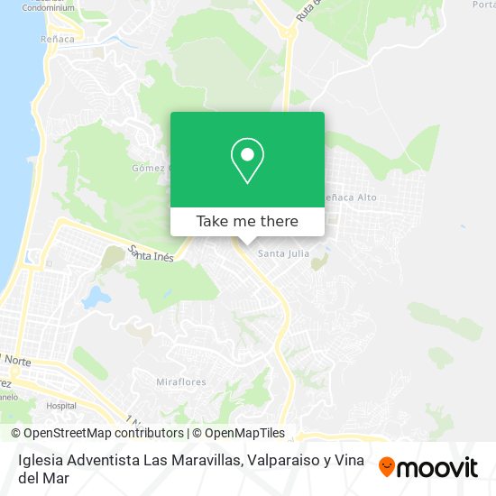Mapa de Iglesia Adventista Las Maravillas