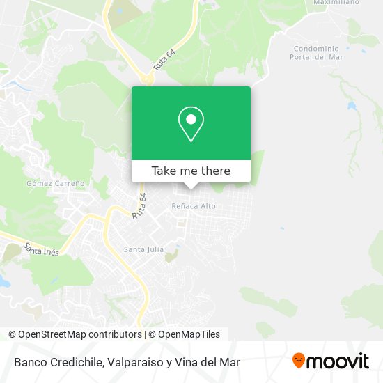 Banco Credichile map
