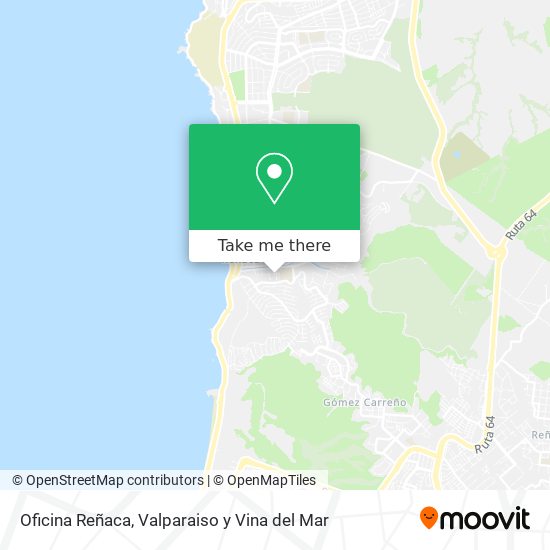 Mapa de Oficina Reñaca