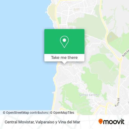 Mapa de Central Movistar