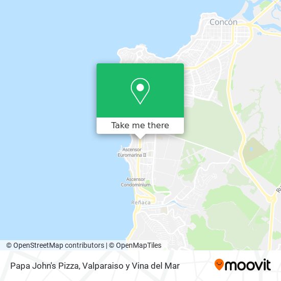 Mapa de Papa John's Pizza