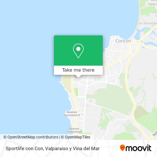 Mapa de Sportlife con Con