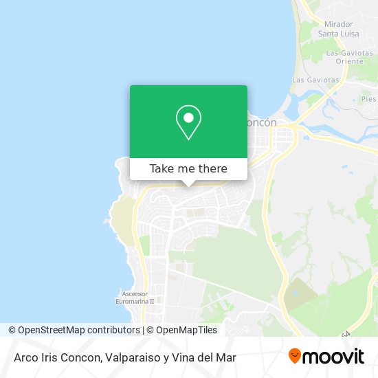 Arco Iris Concon map