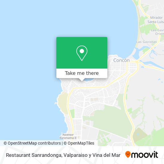 Restaurant Sanrandonga map