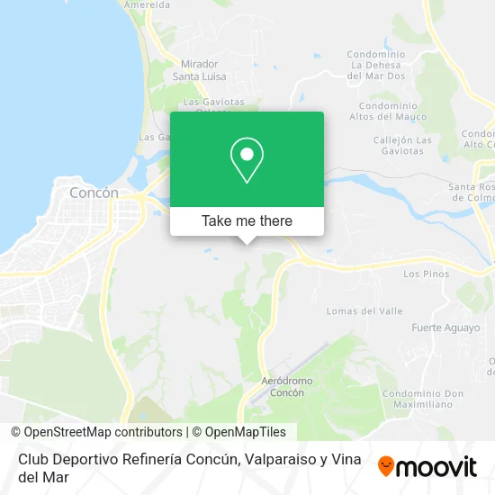 Club Deportivo Refinería Concún map