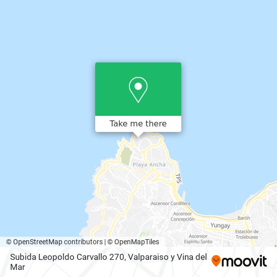Subida Leopoldo Carvallo 270 map