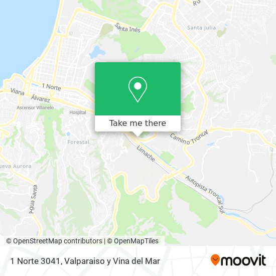 Mapa de 1 Norte 3041