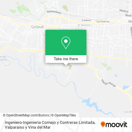 Ingeniero-Ingenieria Cornejo y Contreras Limitada map