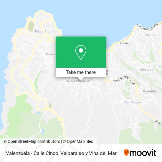 Valenzuela - Calle Cinco map