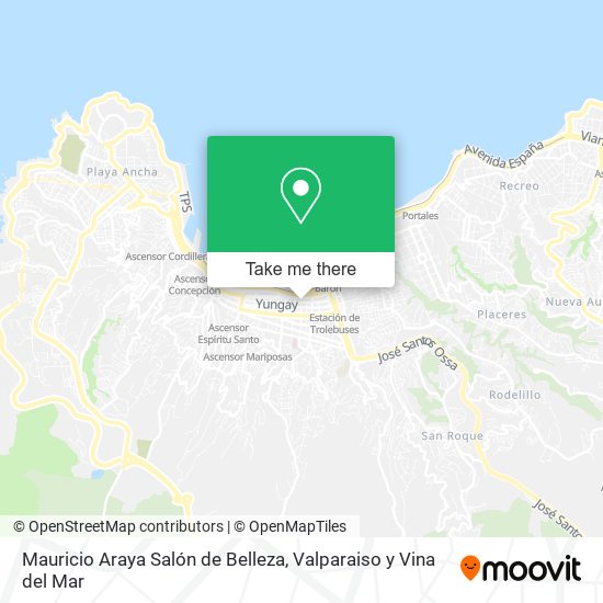 Mapa de Mauricio Araya Salón de Belleza