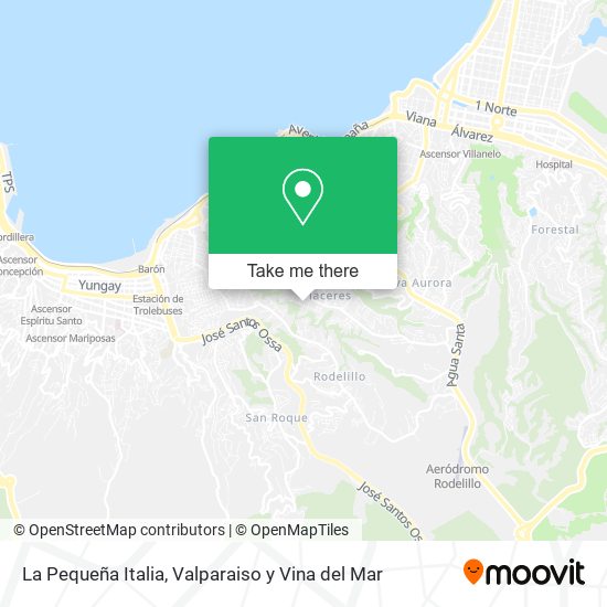 La Pequeña Italia map