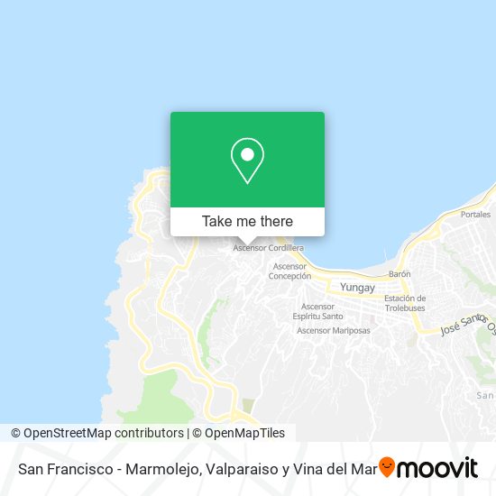 Mapa de San Francisco - Marmolejo